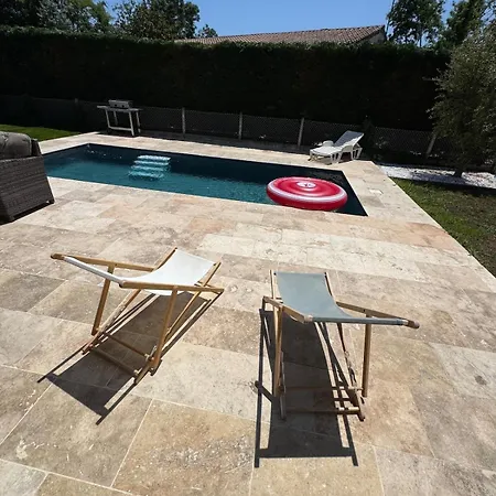 Recent Next To Vignobles Confort With Pool Martillac